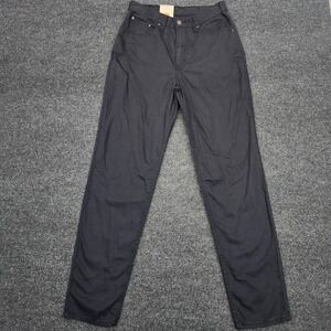 Levi's Women's Size 27x30 Black High‎ Waisted Mom Jeans Tapered Leg Pants NEW